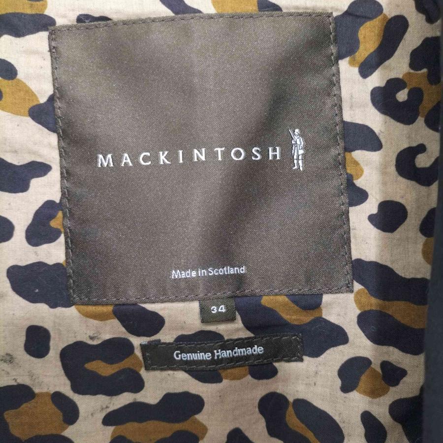 【定価15万】マッキントッシュ ゴム引きコート 34 希少ロゴ入り袖口 マッキントッシュ×スタジオ ニコルソン“完全防水”ゴム引きコート