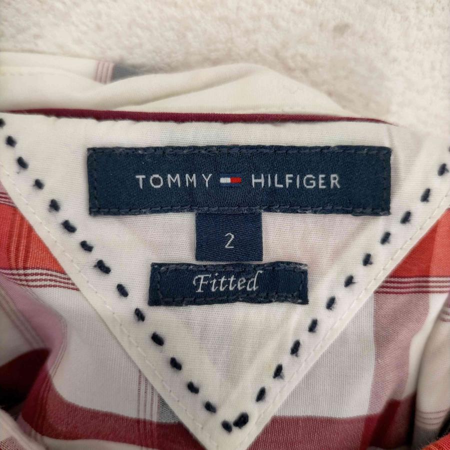 TOMMY HILFIGER(トミーヒルフィガー) FITTED チェック柄コットンシャツ レディース J 中古 古着 0744｜bazzstore｜06