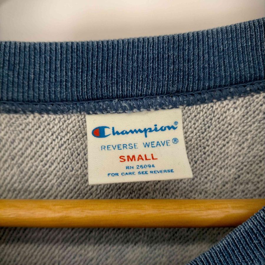 Champion(チャンピオン) リバースウィーブ インディゴ クルーネック スウェットシャツ メンズ J 中古 古着 0249｜bazzstore｜06