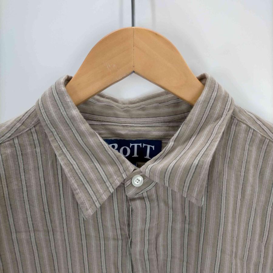 BOTT(ボット) 22AW Stripe Pullover Shirt ストライププルオーバーシャツ メ 中古 古着 0246｜bazzstore｜03