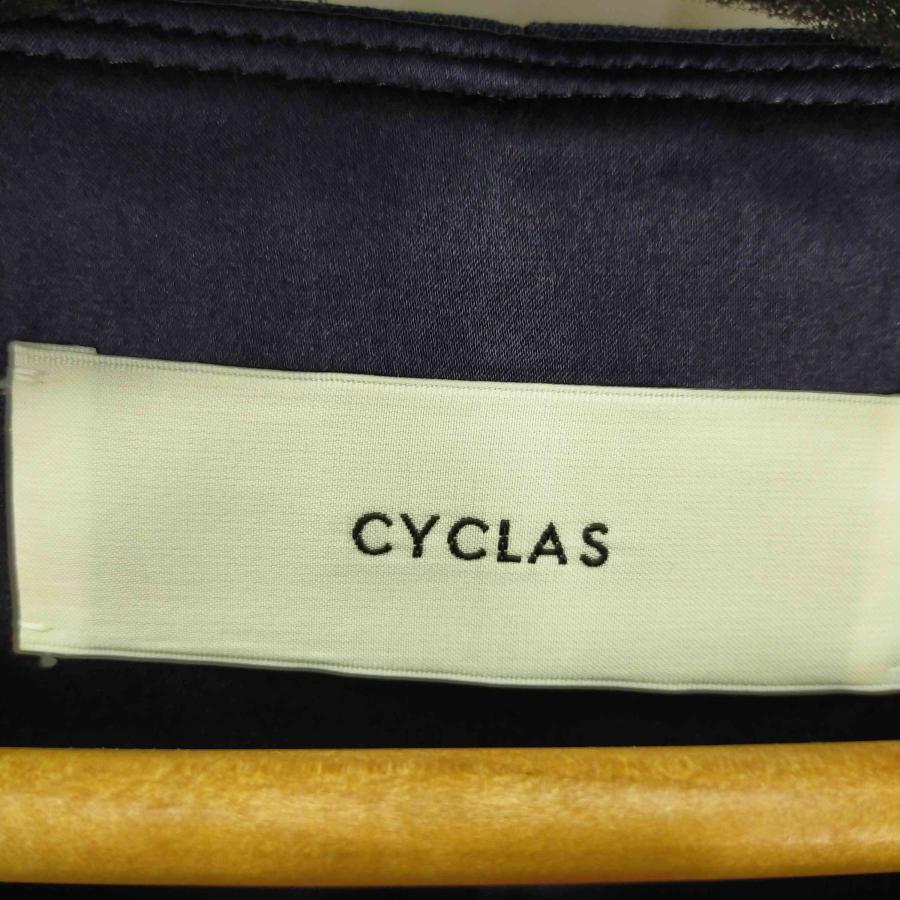 USED古着(ユーズドフルギ) {{CYCLAS}}ワンピース 五分袖 ストレート 膝丈 ボートネック レ 中古 古着 0209｜bazzstore｜06