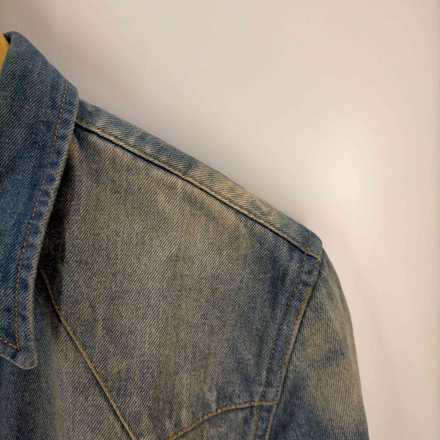 RRL RALPH LAUREN(ダブルアールエル ラルフローレン) USED加工 デニムシャツ メンズ  中古 古着 0224｜bazzstore｜05