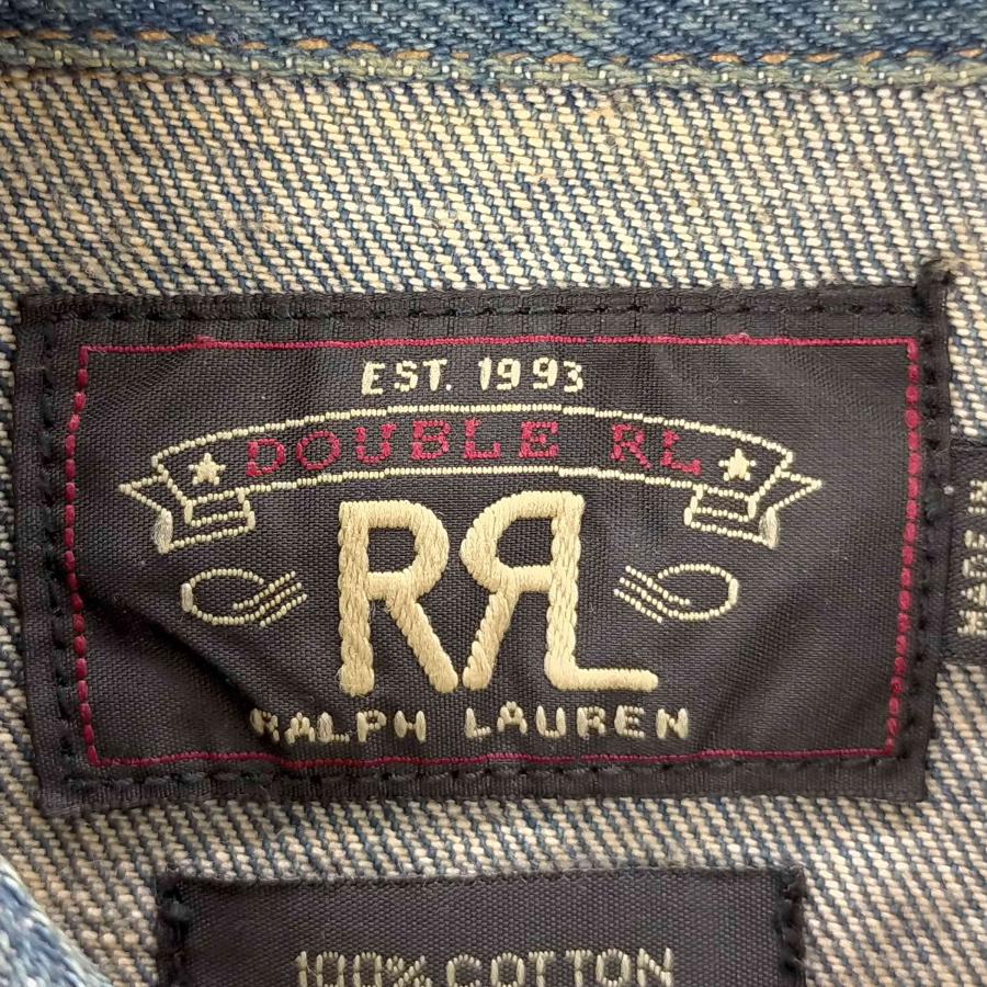 RRL RALPH LAUREN(ダブルアールエル ラルフローレン) USED加工 デニムシャツ メンズ  中古 古着 0224｜bazzstore｜06