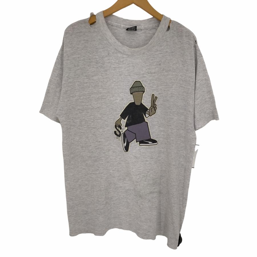 STUSSY Stussy(ステューシー) OLD 80s USA製 黒タグ シングルステッチ 