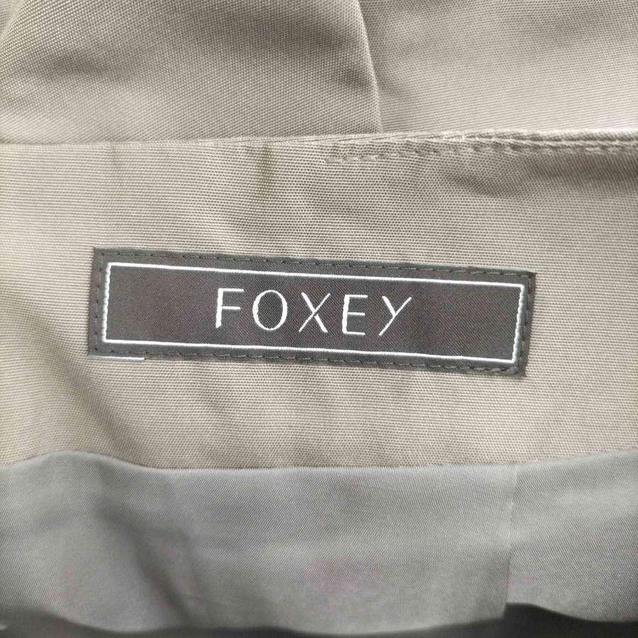FOXEY(フォクシー) タックスカート ひざ丈 フレア シルク  レディース  38 中古 古着 0623｜bazzstore｜06