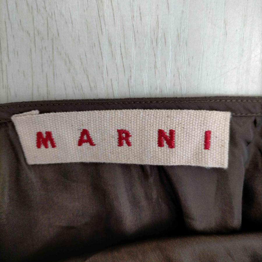 MARNI(マルニ) シルク混 バイカラーフレアスカート レディース  36 中古 古着 0806｜bazzstore｜06