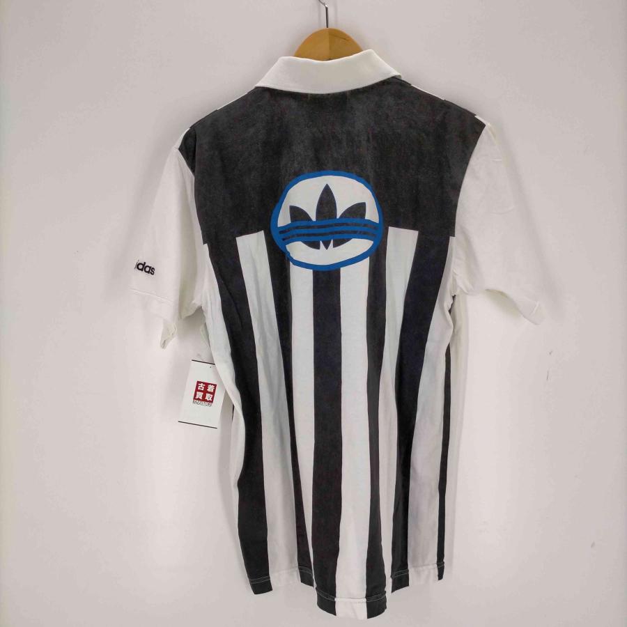 adidas(アディダス) 90s~00s トレフォイルロゴ ストライプ ポロシャツ メンズ JPN：M  中古 古着 1003｜bazzstore｜02