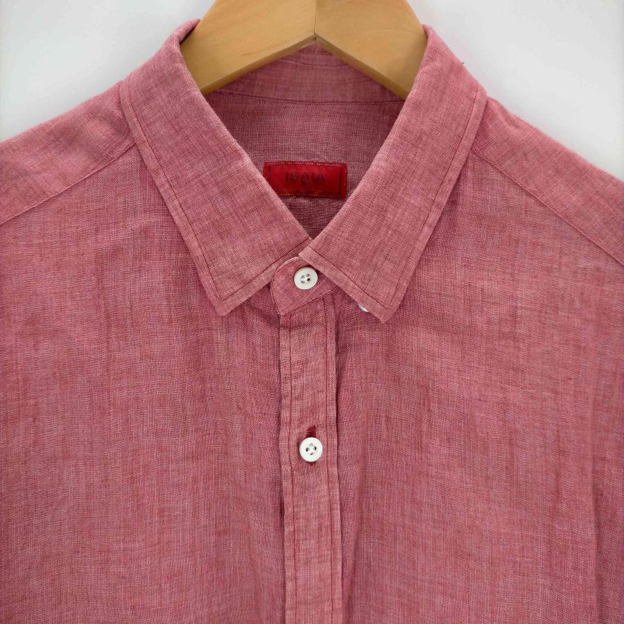 ISAIA ISAIA(イザイア) イタリア製 エルボーパッチチェック リネン 