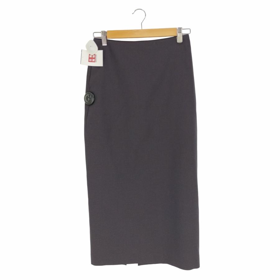 極美品 ドゥロワー ウールシャンブレータイトスカート 36 ロング 極美品 ドゥロワー ウールシャンブレータイトスカート 36 ロング