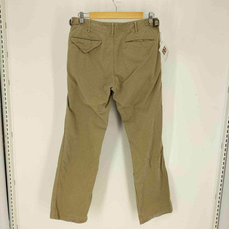 AVONTADE ベージュパンツ ボタンフライ AVONTADE ベージュパンツ ボタンフライ