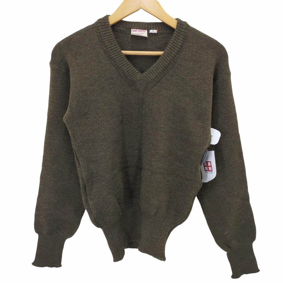 USED古着(ユーズドフルギ) ベルギー軍 MITIN PATRON Vネックニット  