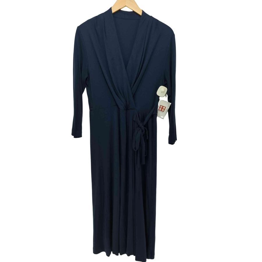 ラルフローレン　カシュクール　ロングワンピース　ブラック✖︎ホワイト 美品 RALPH LAUREN ローレンラルフローレン カシュクール 長袖