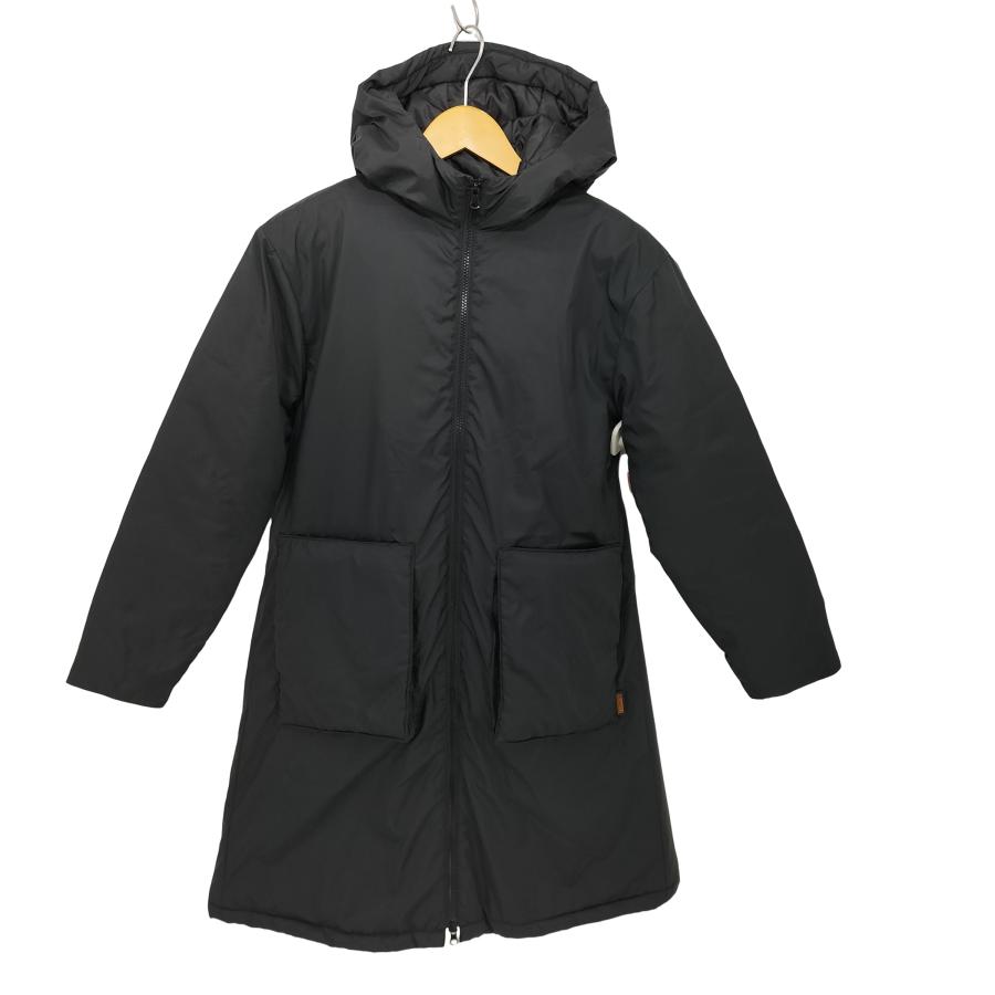 未使用　  中綿ジャケット ロング　ロゴ LOGOS（ロゴス） 中綿フーデッドロングコート レディース JPN：S 中古