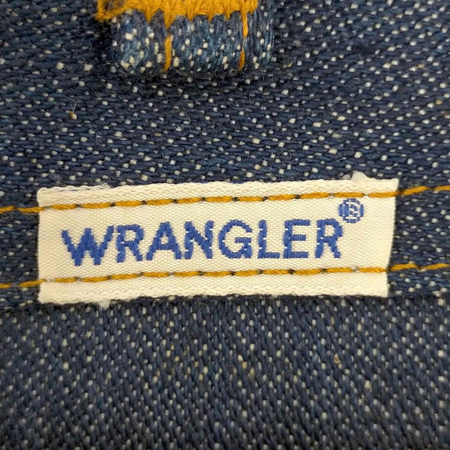 70s Wrangler TALONジッパー　縦落ち　ゴールデンサイズ Wrangler（ラングラー） USA製 TALONジッパー 406SNVR BIG BELL JEANS