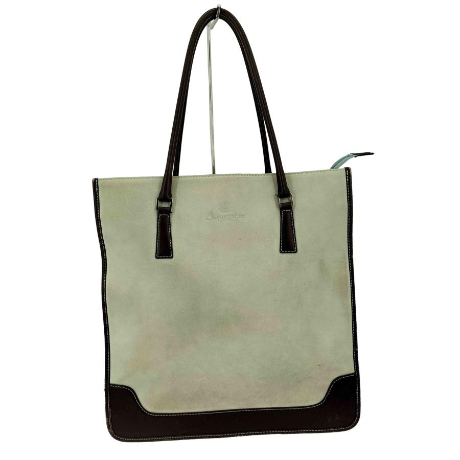 Aquascutum AQUASCUTUM(アクアスキュータム) スエード切替ハンドバッグ  