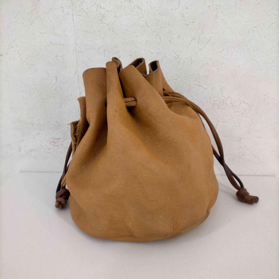USED古着(ユーズドフルギ) MYTHINKS MY ELK BUCKET レザー 巾着バッグ 