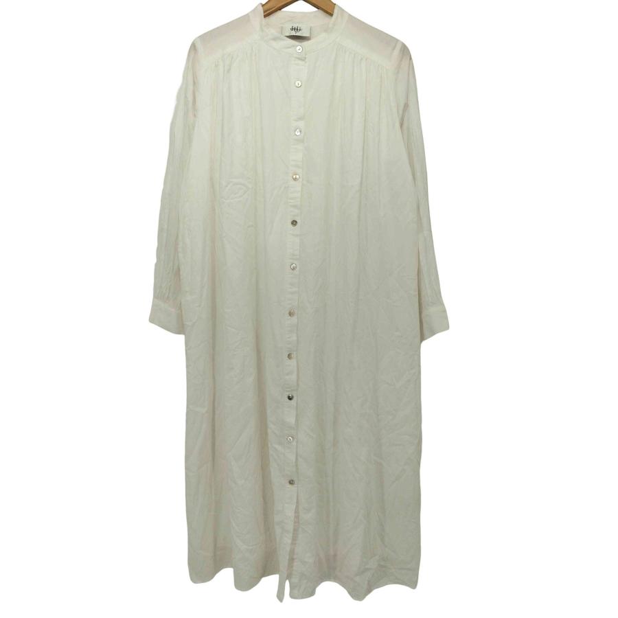 USED古着(ユーズドフルギ) HUG.U ギャザーロングシャツワンピース  