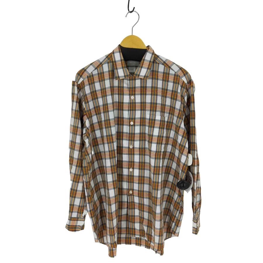 田中オム　銀タグ　シャツ　チェック　COMME des GARCONS 田中オム 銀タグ シャツ チェック COMME des GARCONS 田中啓一氏