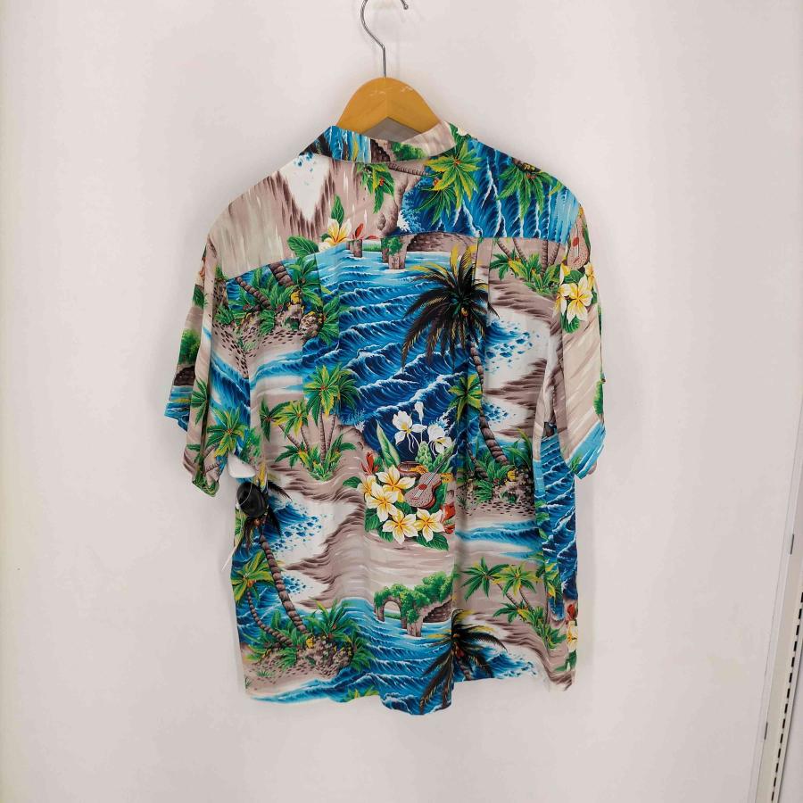 VINTAGE】50s PALI HAWAIIAN製和柄アロハシャツ 回り