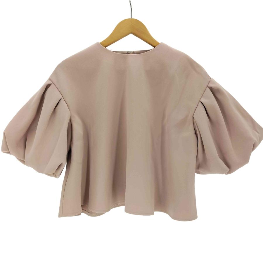 anuans】ダブルクロスバルーンスリーブブラウス anuans（アニュアンス