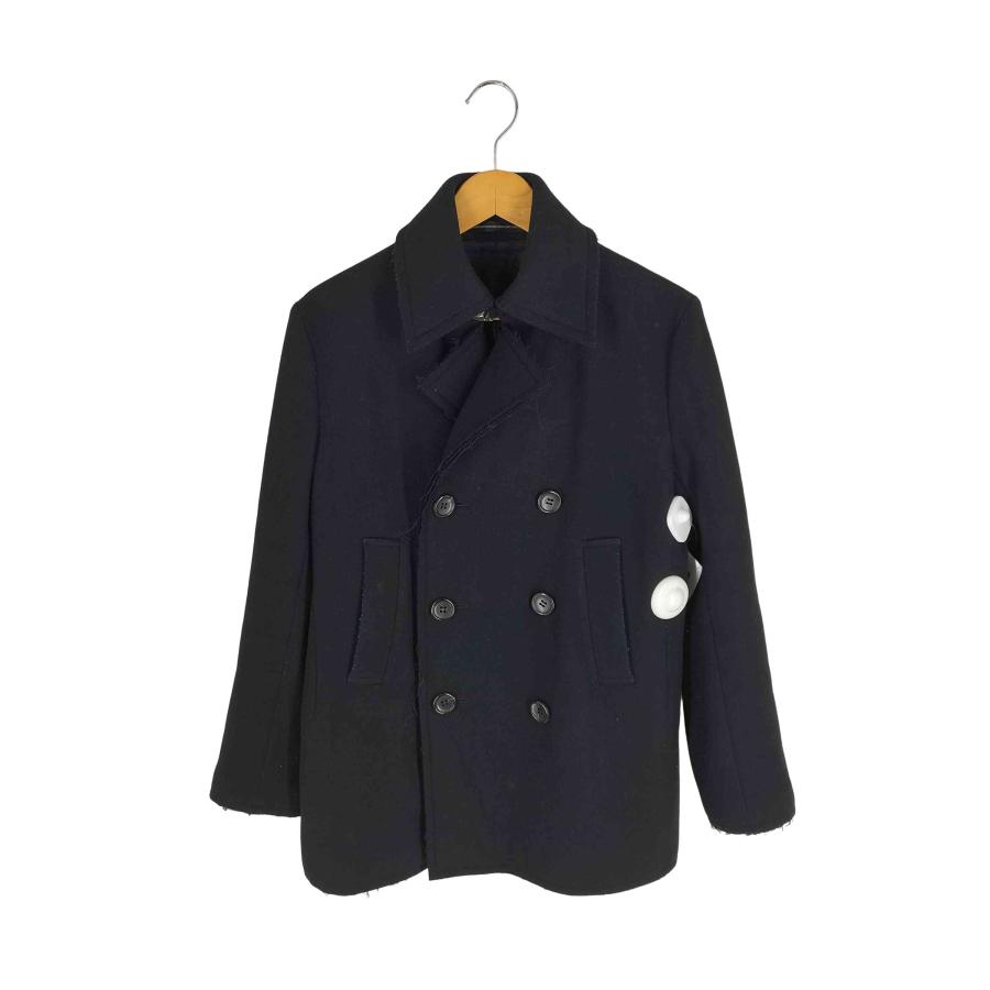Ys(ワイズ) composition see attached label 断ち切り メタルフックQ Pコート レディース JPN：2 【中古】【ブランド古着バズストア】 WISE（PORTER） Ys(ワイズ) composition see attached label 断ち切り