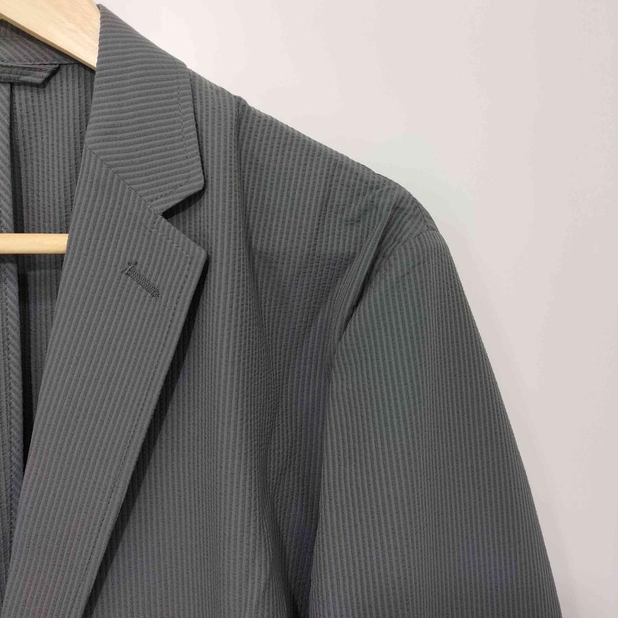 shin【新品未使用】風を通すストレッチサッカージャケット　グレーMセット 紳士 風を通す ストレッチサッカージャケット | 無印良品