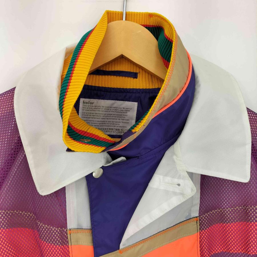 kolor kolor(カラー) 23SS シースルーナイロン メッシュコート kolor kolor(カラー) 23SS シースルーナイロン メッシュコート