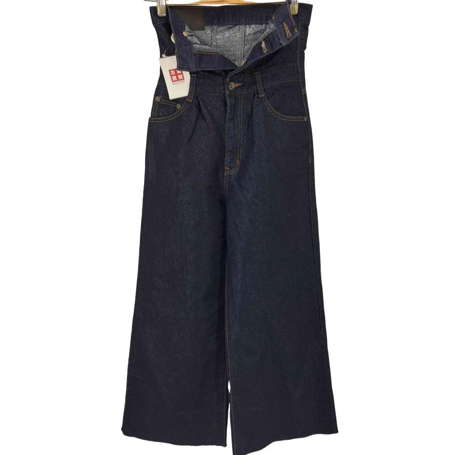 JEANASIS(ジーナシス) グロッシーデニムワイドパンツ レディース JPN 