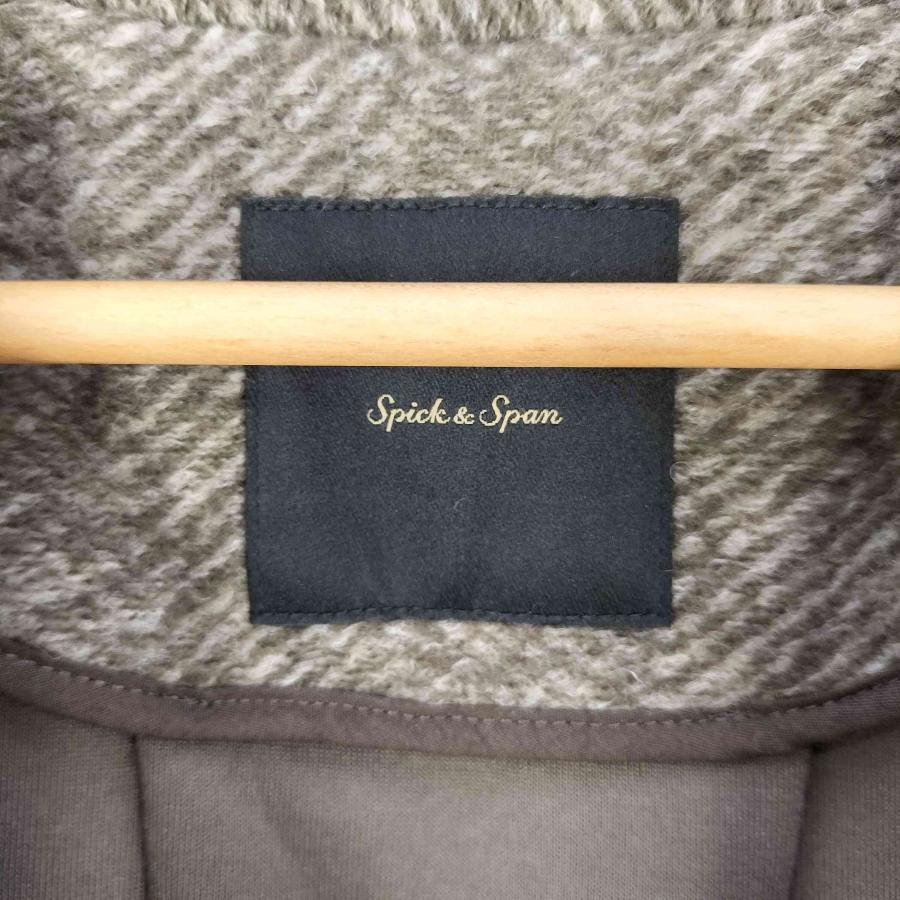 Spick and Span Wスライバーヘリンボーンミドルコート☆未使用品 スピックアンドスパン Wスライバーヘリンボーンミドルコート 22AW