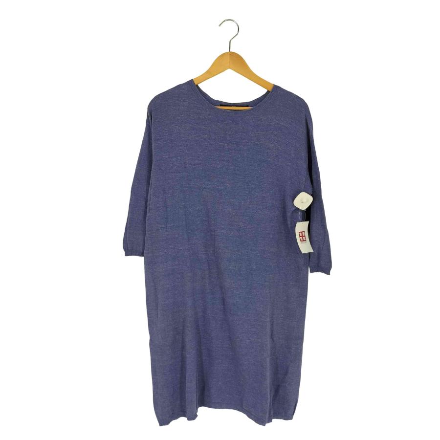 45R(フォーティーファイブアール) ジャージフラノ千鳥ワンピース  