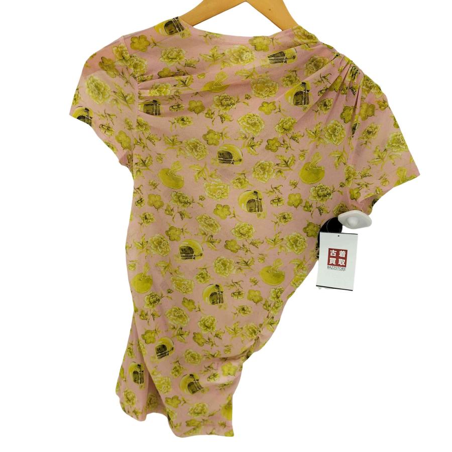 トップス BELPER PRINTED MESH TOP BELPER(ベルパー)のPRINTED MESH TOP WHITE(トップス)の通販