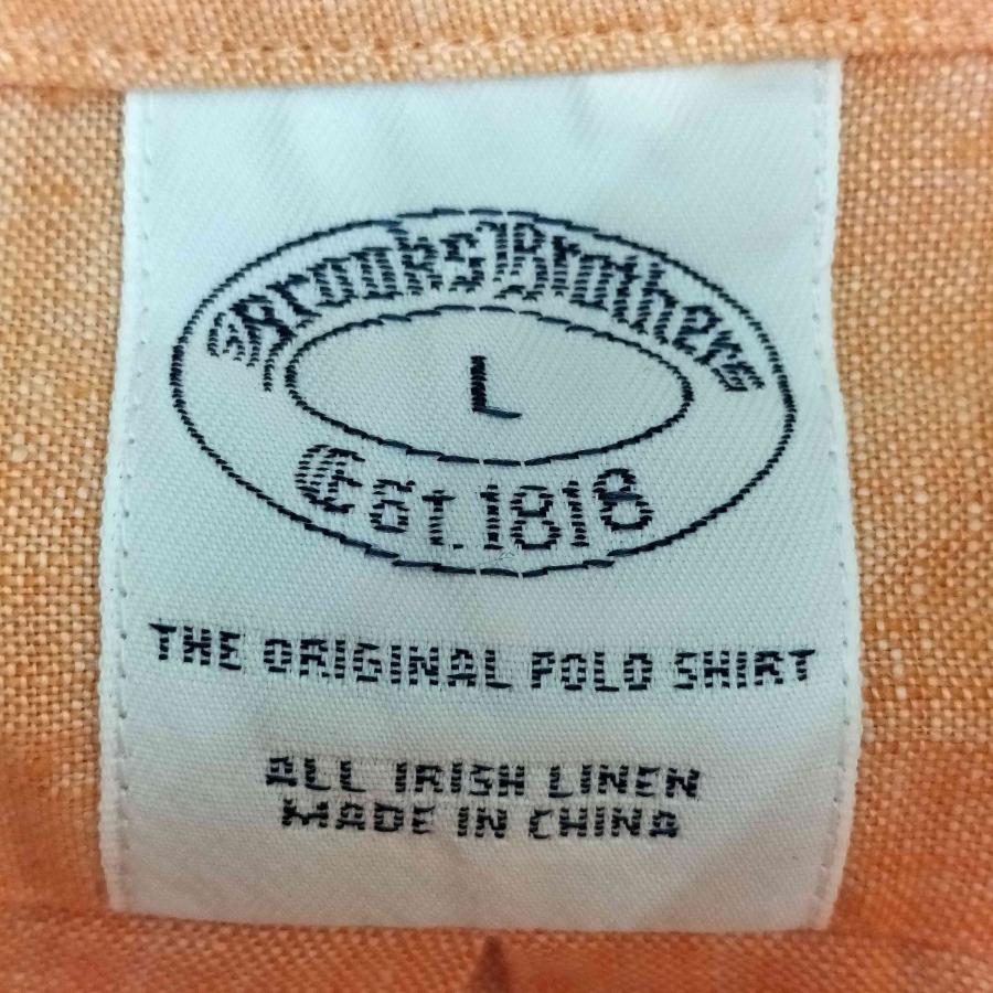 ブルックスブラザーズ　Irish linen 半袖　ブルー　BD シャツ ブルックスブラザーズ Irish linen 半袖 ブルー BD シャツ