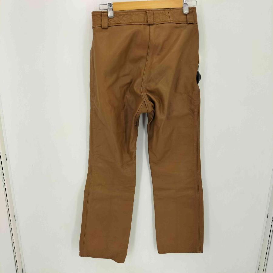 USED古着(ユーズドフルギ) 60S 棒TALON センターシームレザーパンツ 