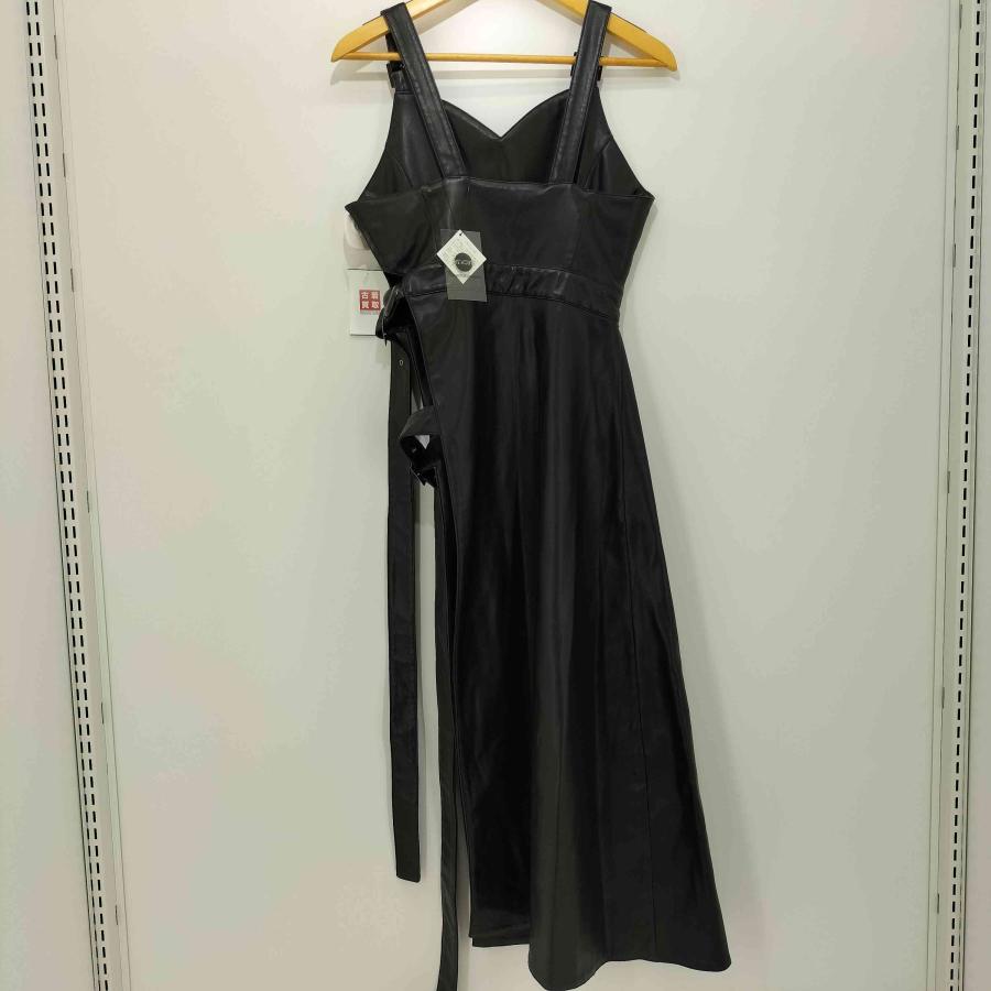 KEMONO(ケモノ) 2021AW Faux Leather Asymmetry Bustier Onepiece シンセティックレザーワンピース レディース FREE 【中古】【ブランド古着バズストア】 KEMONO(ケモノ) 2021AW Faux Leather Asymmetry Bustier One 中古 古着
