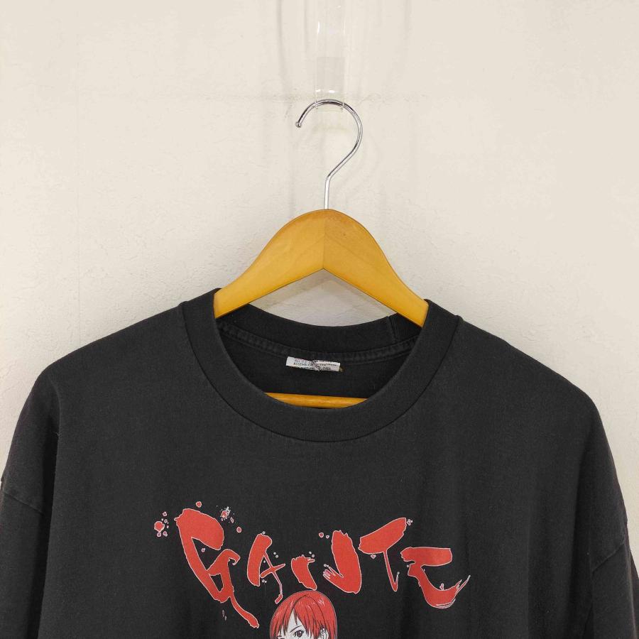 USED古着(ユーズドフルギ) 00S PROタグ キャラクタープリント クルーネックTシャツ 岸本恵 メンズ  2XL【中古】【ブランド古着バズストア】 USED古着(ユーズドフルギ) 00S PROタグ キャラクタープリント クルー