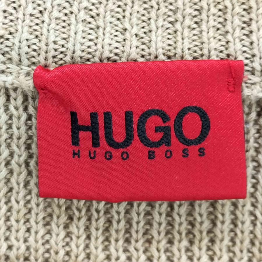 HUGO BOSS（ヒューゴ・ボス） Vネックリネン混ニット メンズ 表記無