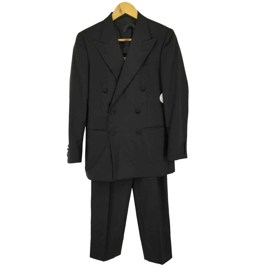 ジャケット麻布テーラーGrandMarquis ブラックピークドラペル