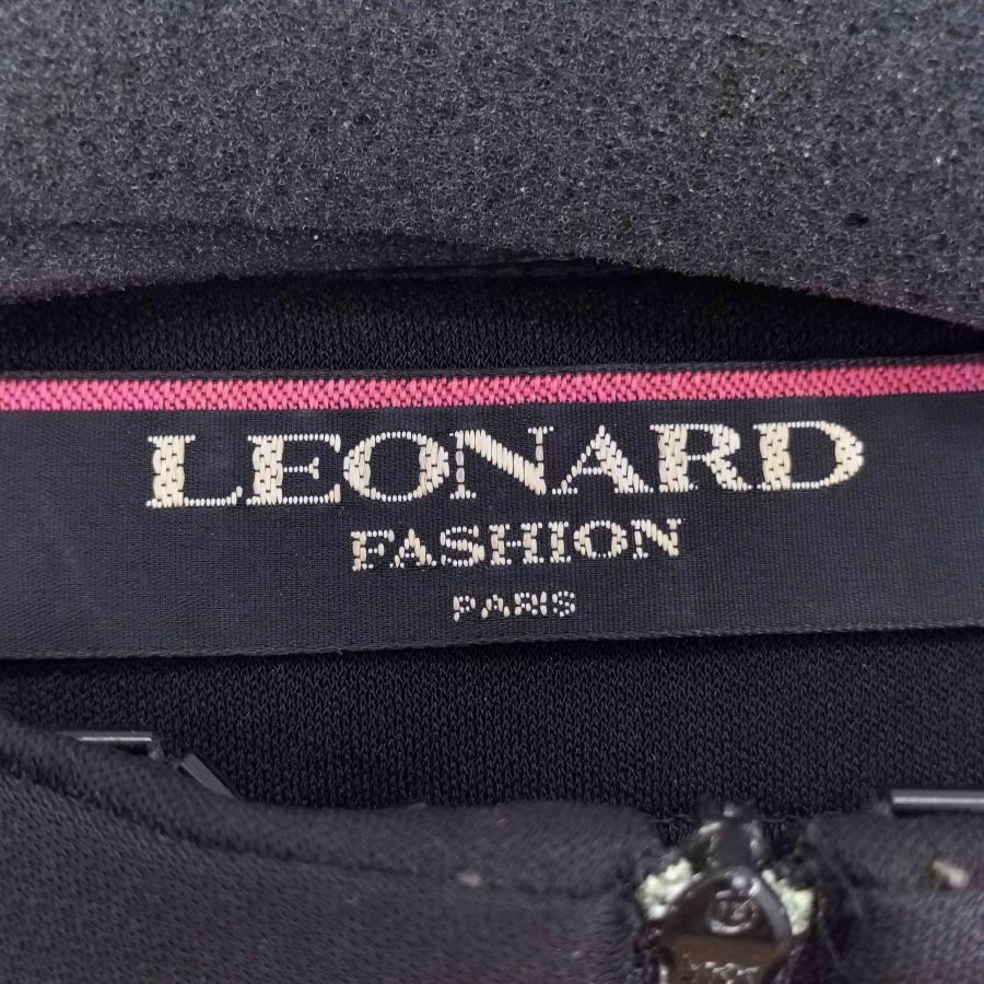 LEONARD（レオナール） ビジューデザイン アンサンブルカーディガン