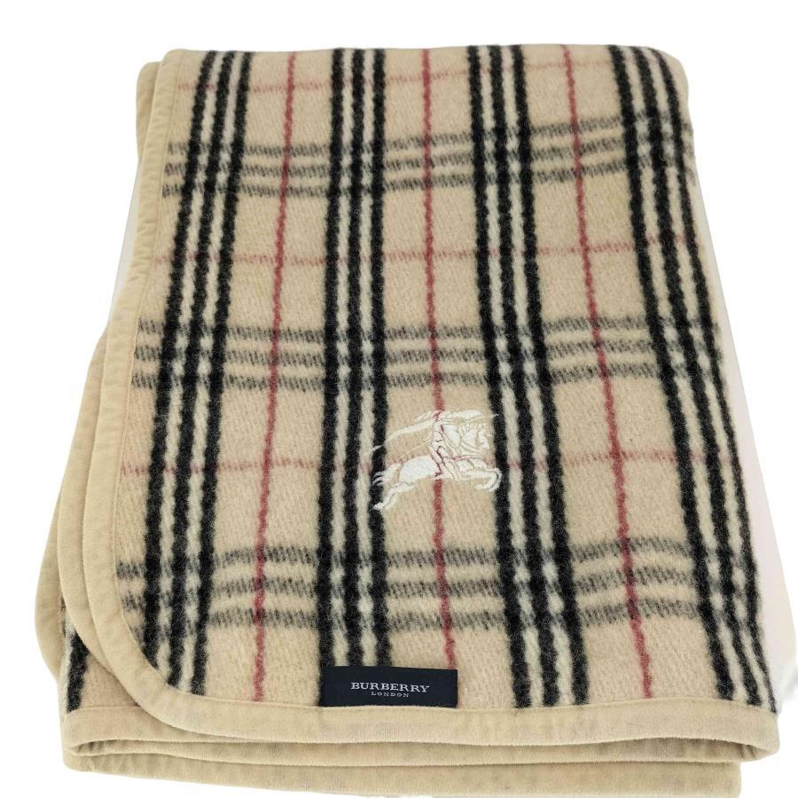 BURBERRY LONDON(バーバリーロンドン) ホースロゴ刺繍スローケット 