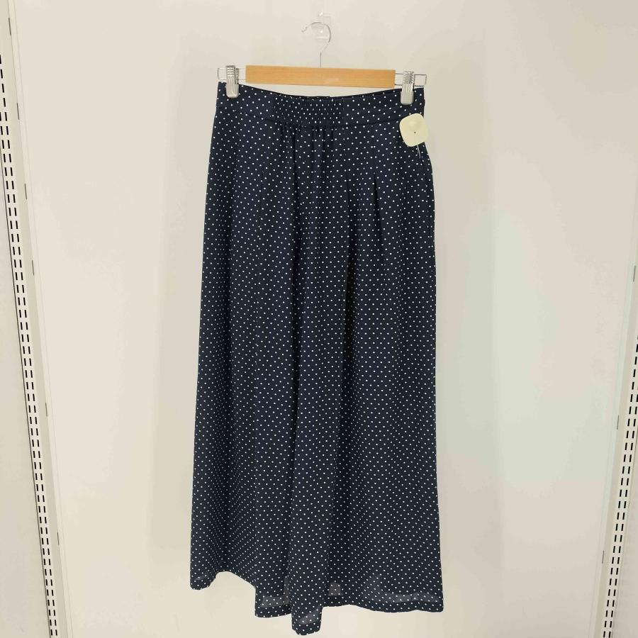 23区 23区(ニジュウサンク) ポルカドットプリントワイドパンツ  