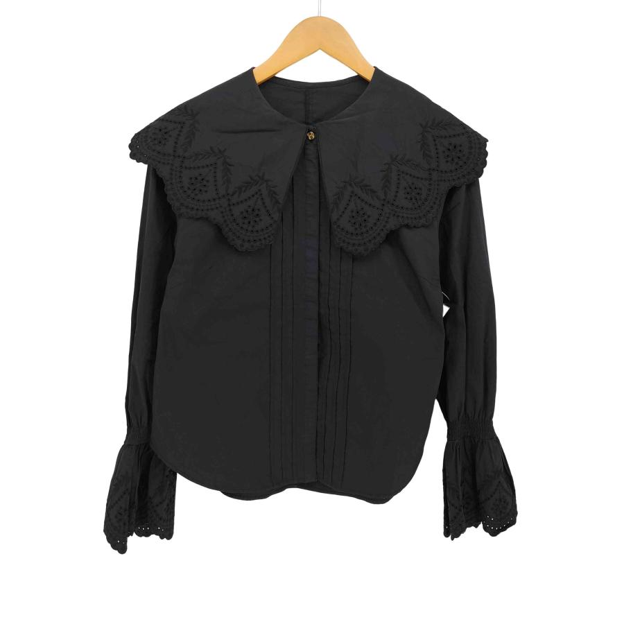 LILY BROWN（リリーブラウン） 2021AW ビックカラー 刺繍 ブラウス