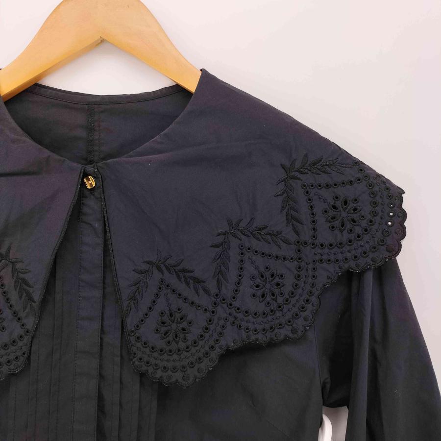 LILY BROWN（リリーブラウン） 2021AW ビックカラー 刺繍 ブラウス