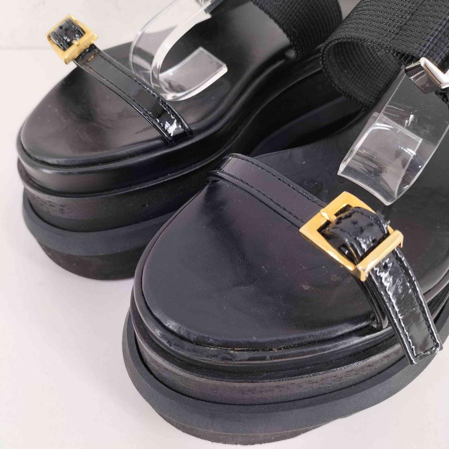 Sacai(サカイ) ウェッジソール ストラップサンダル レディース JPN：38 