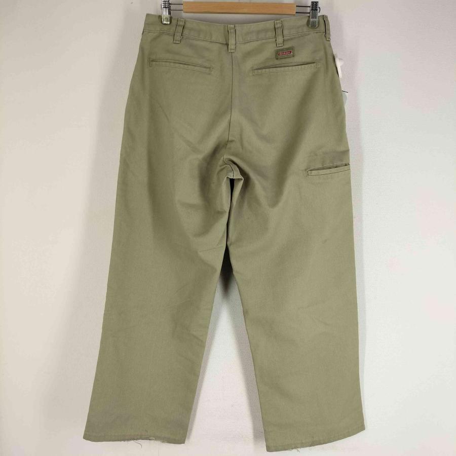 Dickies 80s チノパン ちびタグ 30×32 ブラウン ストレート 80s USA製 Dickies チビタグ ブラウン ワークパンツ 32-30 USA製