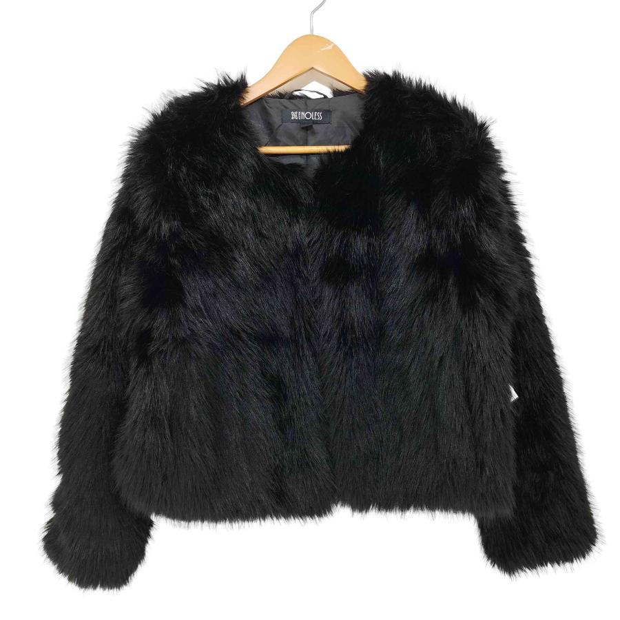 USED古着(ユーズドフルギ) {{noless}}ノーカラーフェイクファー  