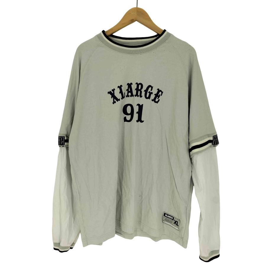 XLARGE スタジャン 緑/白 91 XLARGE スタジャン 緑/白 91