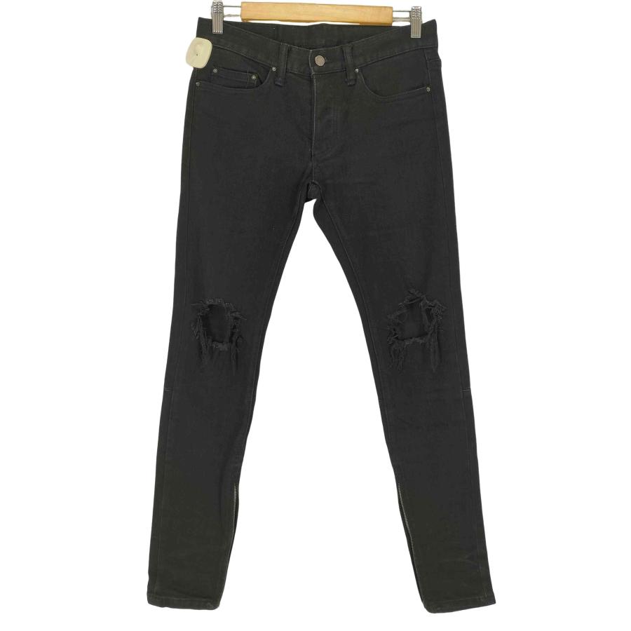 mnml ダメージデニムパンツ　29 mnml mnml(ミニマル) ダメージデニムパンツ メンズ 29 中古 古着