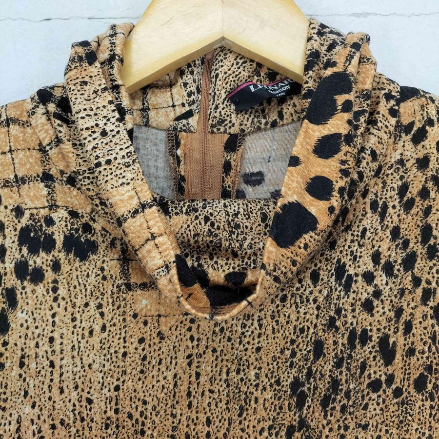 LEONARD(レオナール) 総柄シルク混ハイネックニット レディース JPN：L 