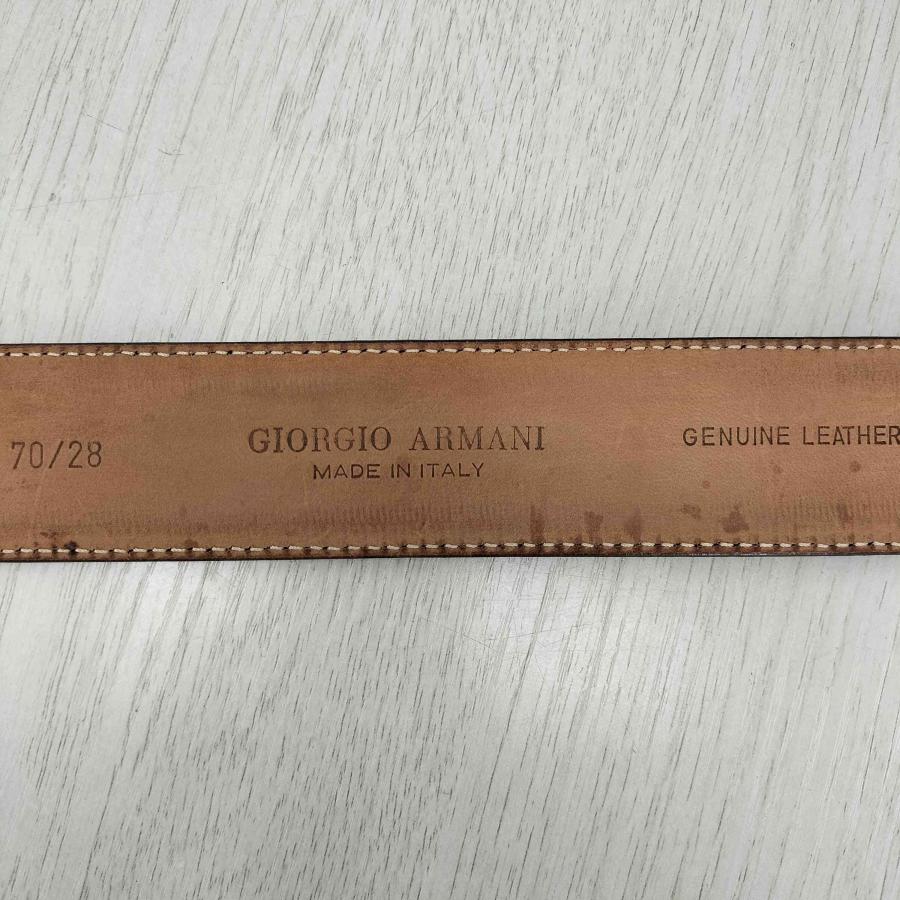Giorgio Armani(ジョルジオアルマーニ) イタリア製 レザーベルト 