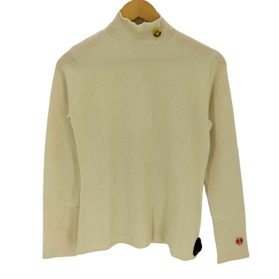 Granyage(グランヤージュ) カシミヤ100 スマイルハイネックニット  